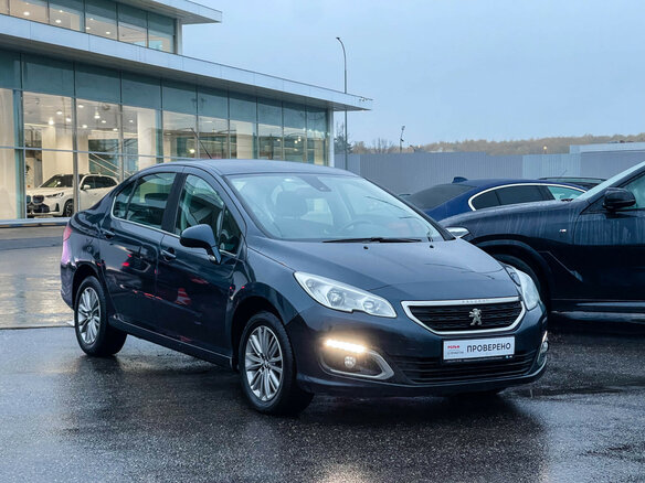 2017 Peugeot 408 I Рестайлинг, синий, 879000 рублей - вид 2