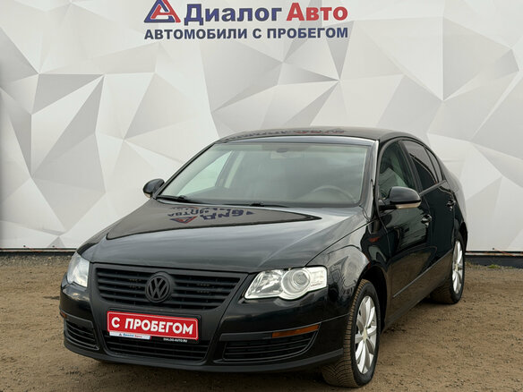 2009 Volkswagen Passat B6, чёрный, 450000 рублей