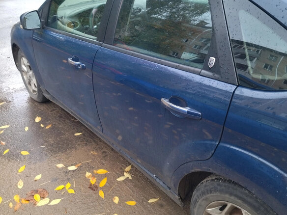 2008 Ford Focus II Рестайлинг, синий, 450000 рублей - вид 4