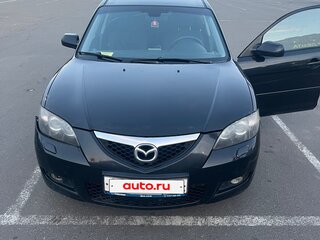 2008 Mazda 3 I (BK) Рестайлинг, чёрный, 399999 рублей, вид 1