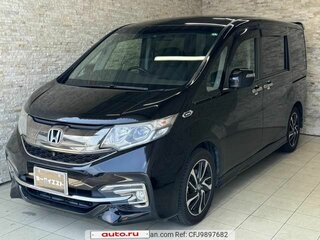 2015 Honda Stepwgn Spada V, чёрный, 1820000 рублей, вид 1