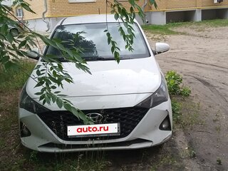 2021 Hyundai Solaris II Рестайлинг, белый, 1049000 рублей, вид 1