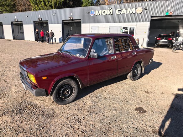 2008 Lada (ВАЗ) 2107, пурпурный, 245000 рублей