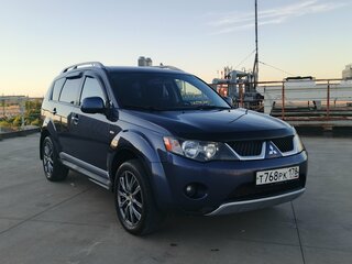 2008 Mitsubishi Outlander II, синий, 880000 рублей, вид 4