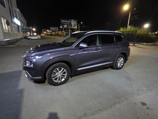 2021 Hyundai Santa Fe IV Рестайлинг, синий, 3100000 рублей, вид 3