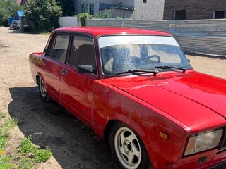 1990 Lada (ВАЗ) 2107, красный, 55000 рублей, вид 4