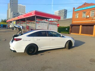 2019 Hyundai Sonata VII (LF) Рестайлинг, белый, 1370000 рублей, вид 5