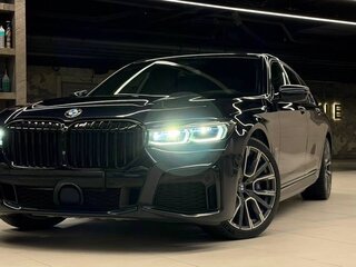 2021 BMW 7 серии 740d xDrive VI (G11/G12) Рестайлинг, чёрный, 8500000 рублей, вид 1