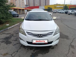 2016 Hyundai Solaris I Рестайлинг, белый, 600000 рублей, вид 3