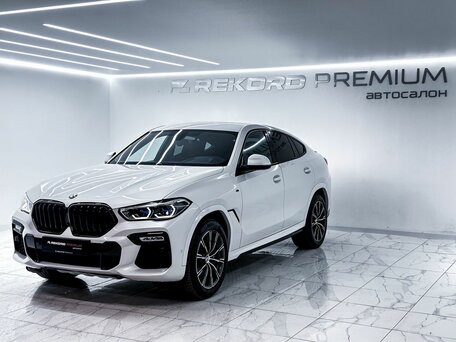 2021 BMW X6 40i III (G06), белый, 7550000 рублей, вид 5
