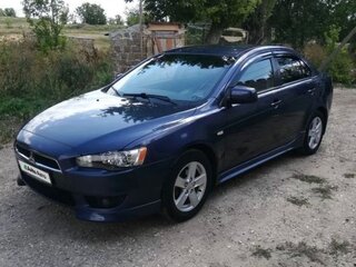2008 Mitsubishi Lancer X, синий, 850000 рублей, вид 1