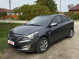 2014 Hyundai Solaris I Рестайлинг, серый, 730000 рублей, вид 1