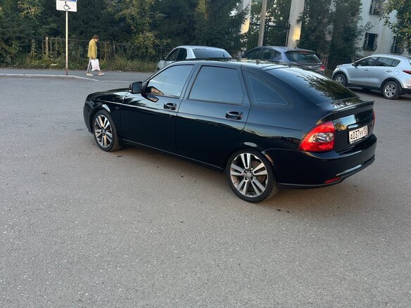 2010 Lada (ВАЗ) Priora I, чёрный - вид 7