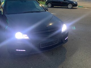 2012 Mercedes-Benz C-Класс 180 BlueEFFICIENCY III (W204) Рестайлинг, чёрный, 1300000 рублей, вид 3