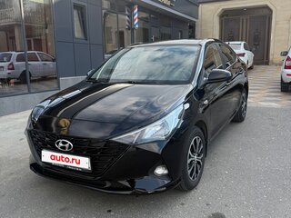2021 Hyundai Solaris II Рестайлинг, чёрный, 1240000 рублей, вид 1