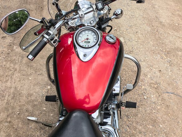 1999 Yamaha XVS1100, красный, 500000 рублей - вид 6