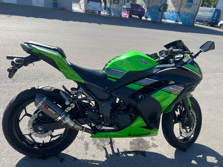 2013 Kawasaki Ninja 300, зелёный, 370000 рублей, вид 5