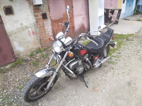 1987 Kawasaki VN750 Vulcan, чёрный, 350000 рублей, вид 4