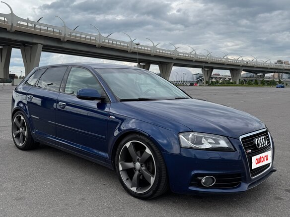 2012 Audi A3 II (8P) Рестайлинг 2, синий, 980000 рублей - вид 2