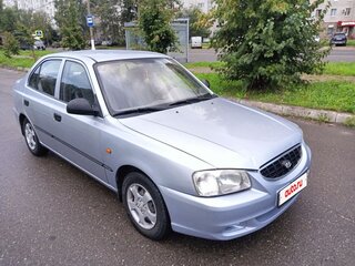 2008 Hyundai Accent ТагАЗ II, серебристый, 450000 рублей, вид 3