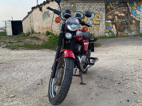 1980 Jawa 350/634, красный, 165000 рублей, вид 3