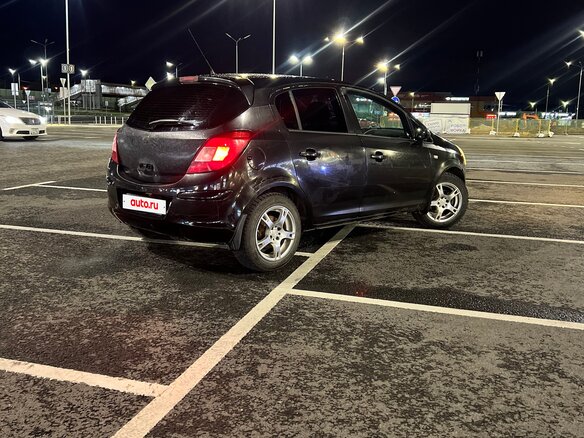 2008 Opel Corsa D, чёрный - вид 3