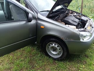 2007 Lada (ВАЗ) Kalina I, серый, 230000 рублей, вид 5