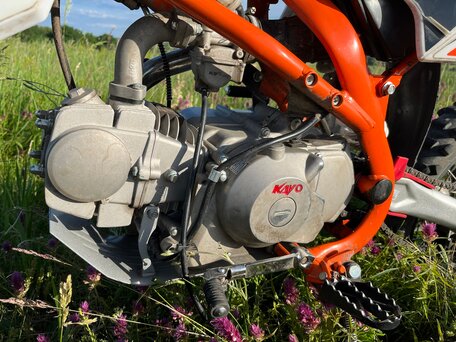 2024 Kayo Basic TT125EM, белый, 70000 рублей, вид 4