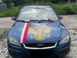 2007 Ford Focus II, синий, 330000 рублей, вид 2