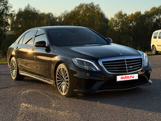 2014 Mercedes-Benz S-Класс 350 CDI BlueTEC Long 7G-TRONIC VI (W222, C217), чёрный, 3999999 рублей, вид 2