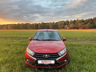 2020 Lada (ВАЗ) Granta I Рестайлинг, красный, 750000 рублей, вид 3