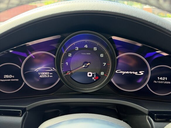2022 Porsche Cayenne S III, синий, 7200000 рублей - вид 8