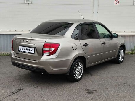 2019 Lada (ВАЗ) Granta I Рестайлинг, бежевый, 475000 рублей, вид 5