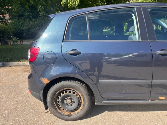 2007 Volkswagen Golf Plus Cross I, синий - вид 7