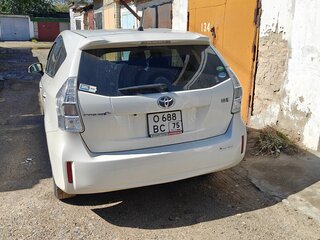 2013 Toyota Prius Alpha I (ZVW40/41), белый, 1225000 рублей, вид 2