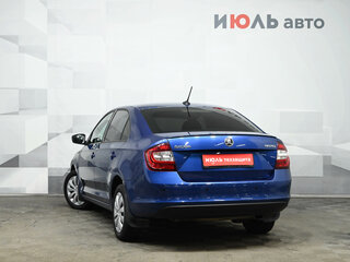 2017 Skoda Rapid I, синий, 1230000 рублей, вид 4
