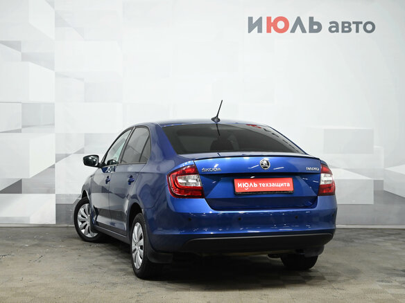 2017 Skoda Rapid I, синий, 1100000 рублей - вид 4