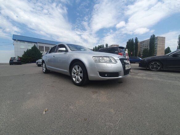 2006 Audi A6 III (C6), серебристый, 650000 рублей - вид 1