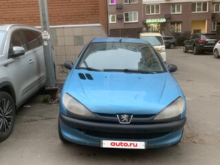 2001 Peugeot 206, голубой, 155000 рублей, вид 1