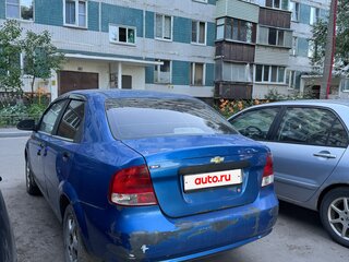 2004 Chevrolet Aveo I, синий, 170000 рублей, вид 4