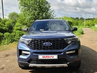 2019 Ford Explorer VI, синий, 3700000 рублей, вид 3