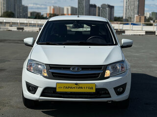 2015 Lada (ВАЗ) Granta I, белый, 445000 рублей, вид 2