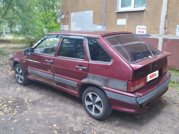 2005 Lada (ВАЗ) 2114, красный, 110000 рублей - вид 4