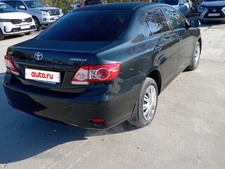 2011 Toyota Corolla X (E140, E150) Рестайлинг, чёрный, 1150000 рублей, вид 3