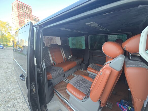 2004 Volkswagen Multivan T5, чёрный, 1525000 рублей - вид 7