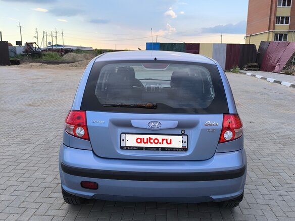 2004 Hyundai Getz I, синий, 420000 рублей - вид 3