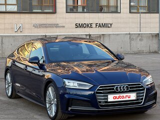 2018 Audi A5 II (F5), синий, 3900000 рублей, вид 4