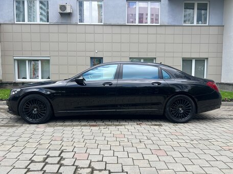 2015 Mercedes-Benz Maybach S-Класс 500 I (X222), чёрный, 3889000 рублей, вид 2