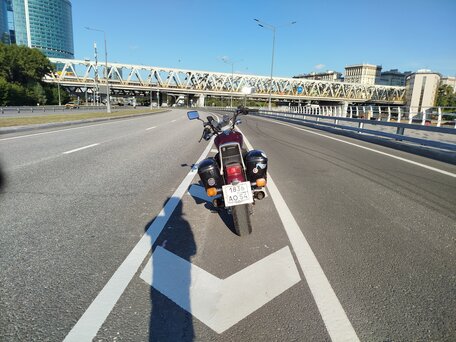 1994 Honda NV 750, красный, 300001 рублей, вид 5