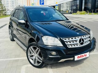 2009 Mercedes-Benz M-Класс 350 II (W164) Рестайлинг, чёрный, 950000 рублей, вид 2